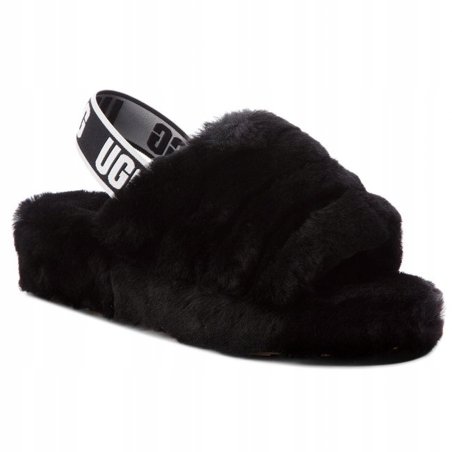 UGG FLUFF YEAH SLIDE KAPCIE KOŻUCH OWCZY