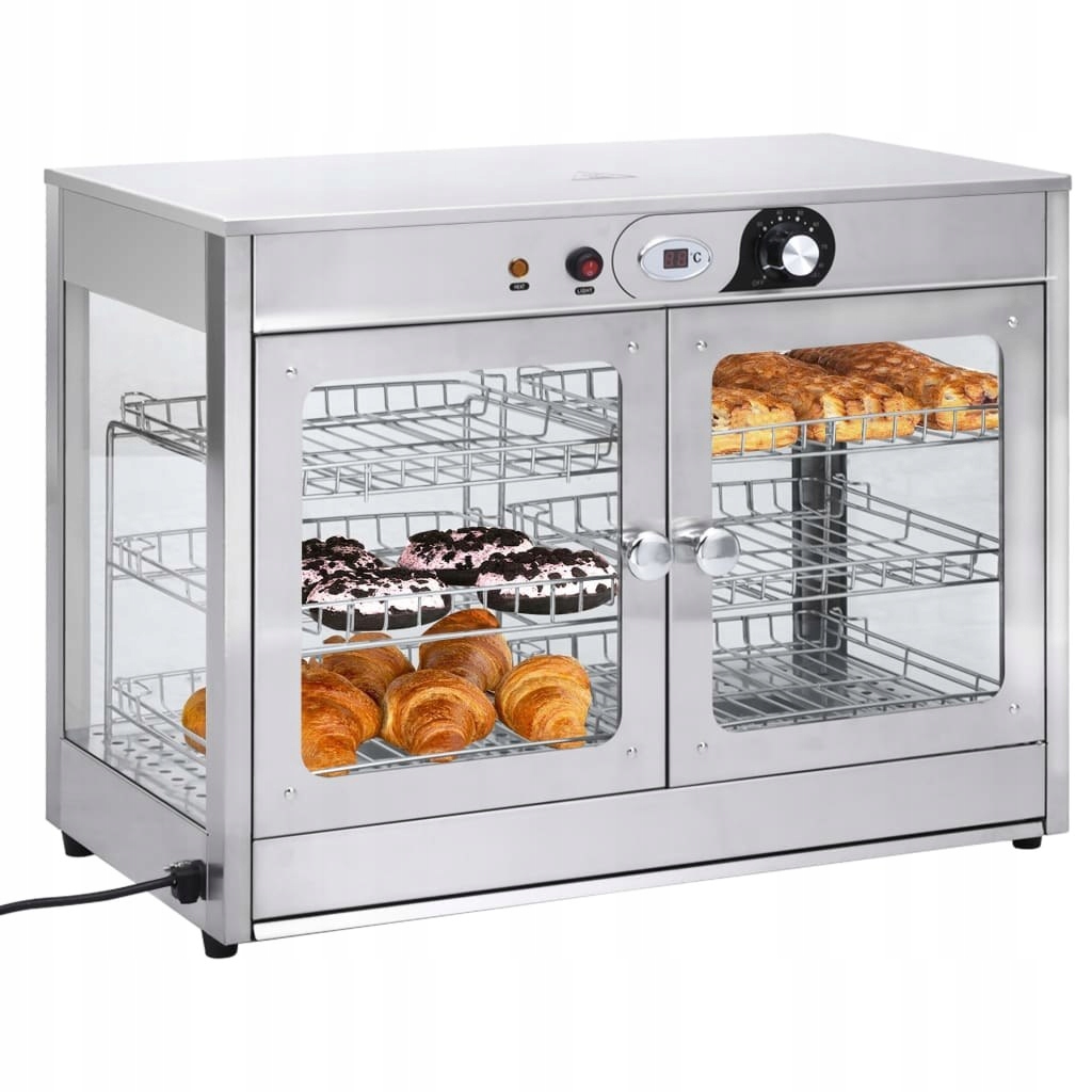 Elektryczna witryna grzewcza Gastronorm 1200 W, s