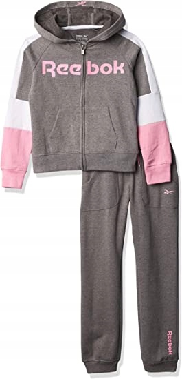 Reebok kids dres szary bluza i spodnie 18/24m