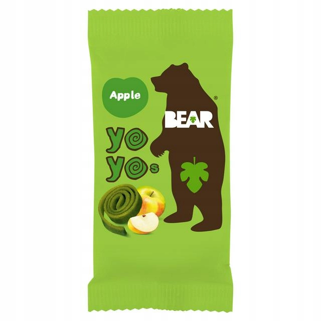 FRUIT ROLLS BEAR PRZEKĄSKA BEZ CUKRU JABŁKO 20 g