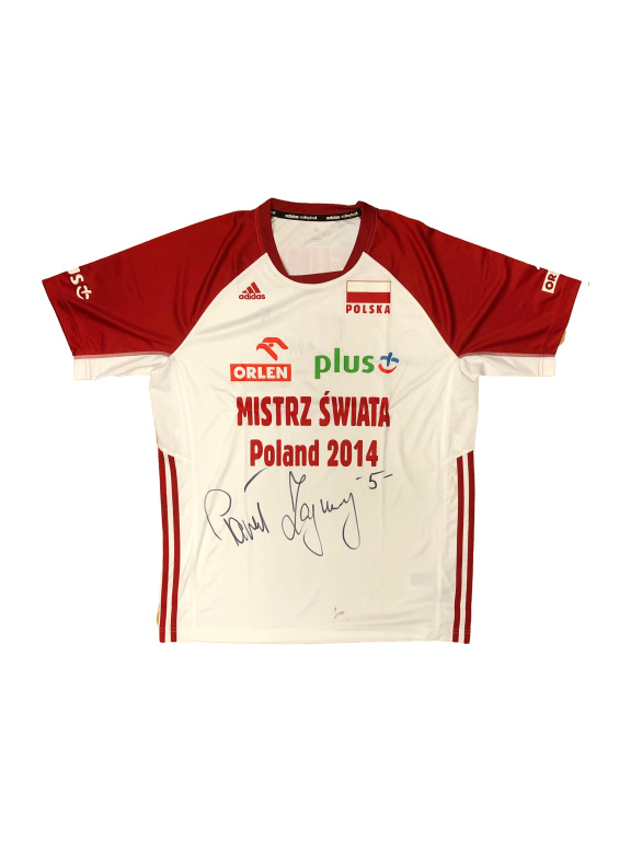 Paweł Zagumny - koszulka Mistrza Świata z 2014