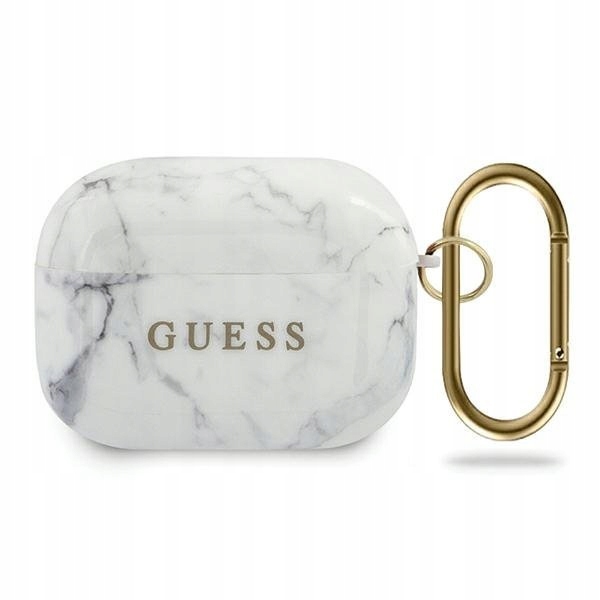 GUEES AIRPODS PRO COVER BIAŁY MARBLE COLLECTION