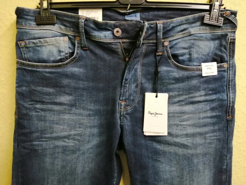 Jeansy męskie PEPE Jeans spodnie 34/34