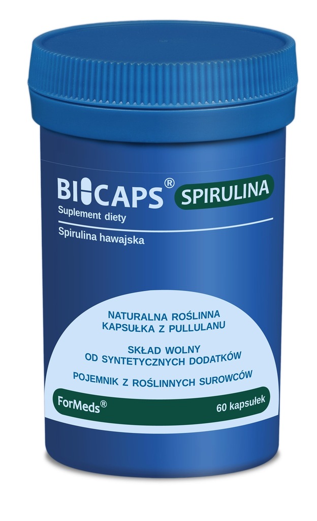 ForMeds Bicaps Spirulina 60 kapsułek wegańskich