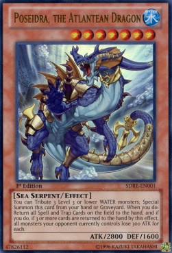 YUGIOH - Poseidra, the Atlantean Dragon (SDRE)