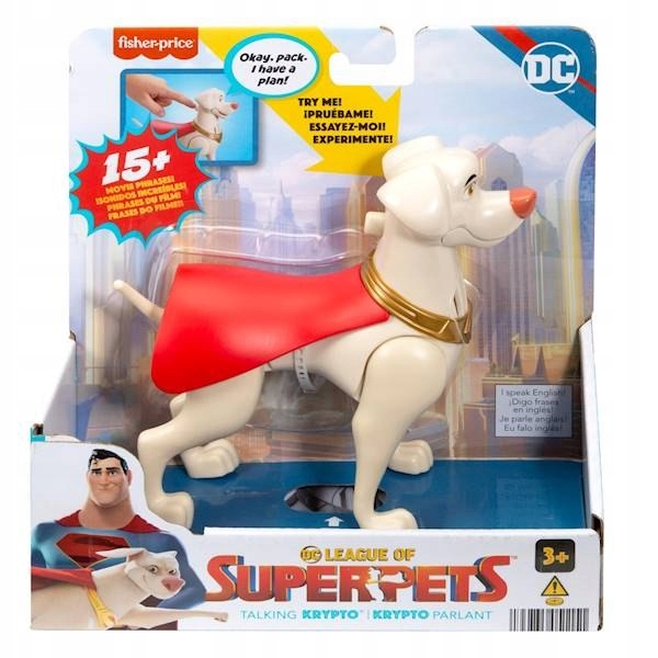 Fisher Price League Super Pets Krypto 15cm sound