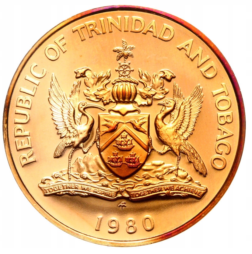 Купить + Тринидад и Тобаго 5 центов PTAK 1980 года — PROOF UNC: отзывы, фото, характеристики в интерне-магазине Aredi.ru