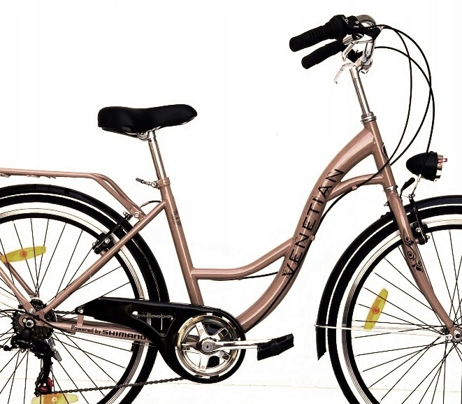 ROWER MIEJSKI DAMSKI 6B LEKKI + AKCESORIA + KOSZYK 8055169443