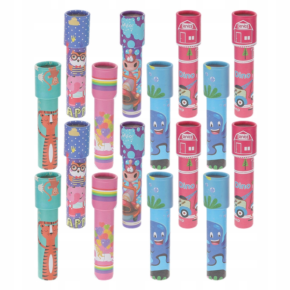 CHILDREN KALEIDOSCOPE KALEIDOSCOPES FOR KIDS CARDBOARD MINI TOYS 30 PCS