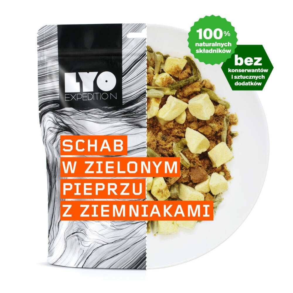 LYOfood Schab w zielonym pieprzu 107 g | 500 g