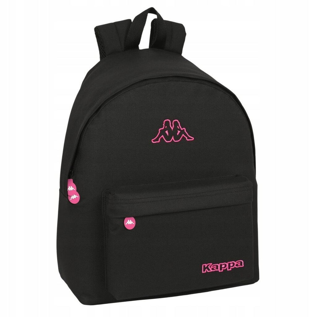 Plecak szkolny Kappa Black and pink Czarny (33 x 42 x 15 cm)