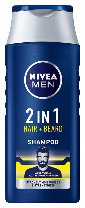 NIVEA Men Szampon do włosów 2in1 HAIR+BEARD 400ml