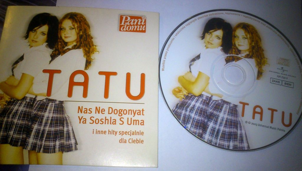 TATU płyta CD składanka hitów + druga CD dla WOŚP