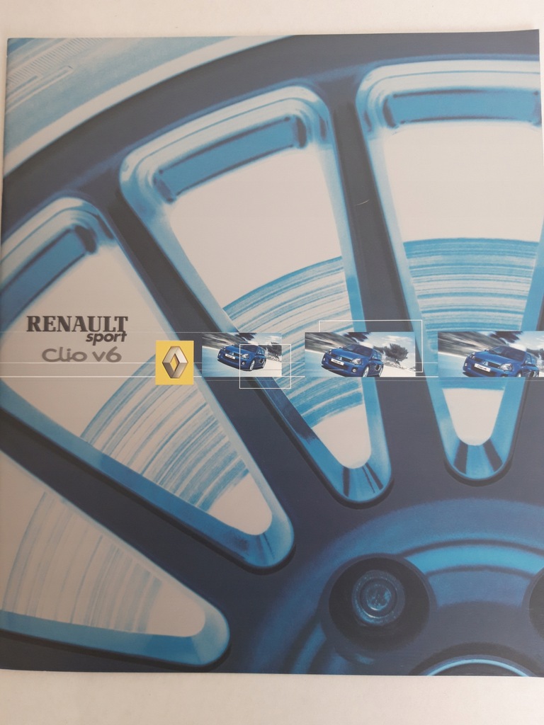 RENAULT CLIO V6 SPORT - PHASE 2 prospekt