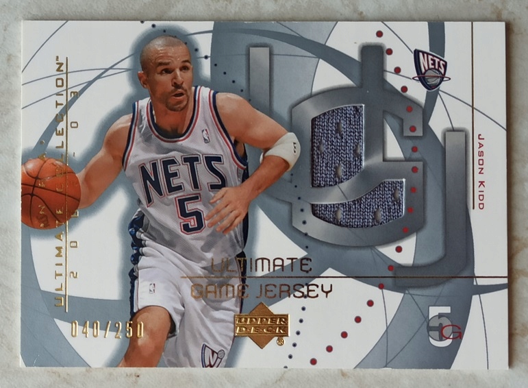 ULTIMATE COLLECTION 2002-03 ULTIMATE GAME JERSEY JASON KIDD 40/250