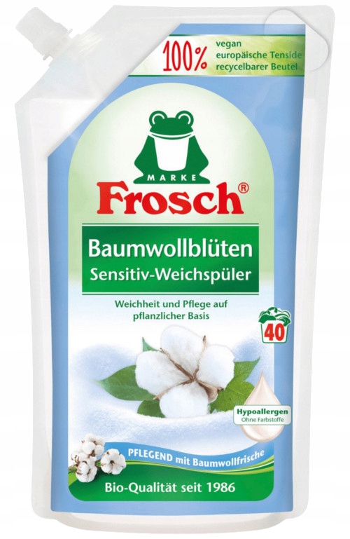 Frosch Baumwollblüten Płyn do Płukania 1L 40pr DE