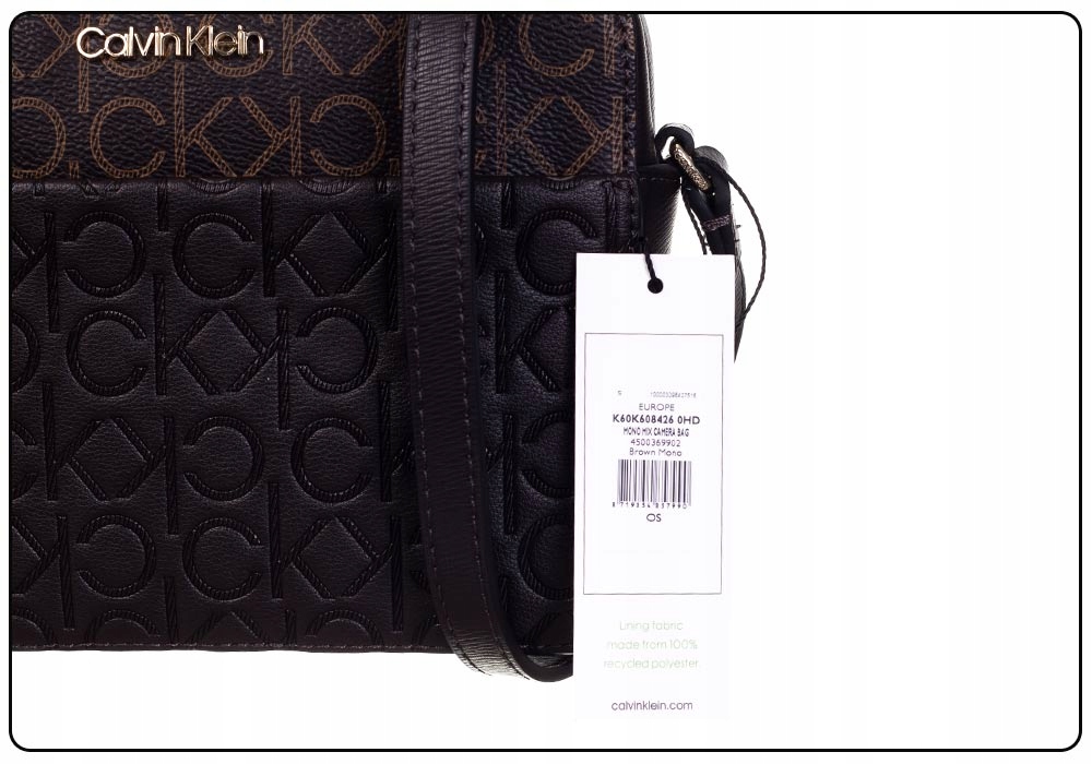 CALVIN KLEIN TOREBKA DAMSKA CAMERA BAG DARK BROWN 11239976589