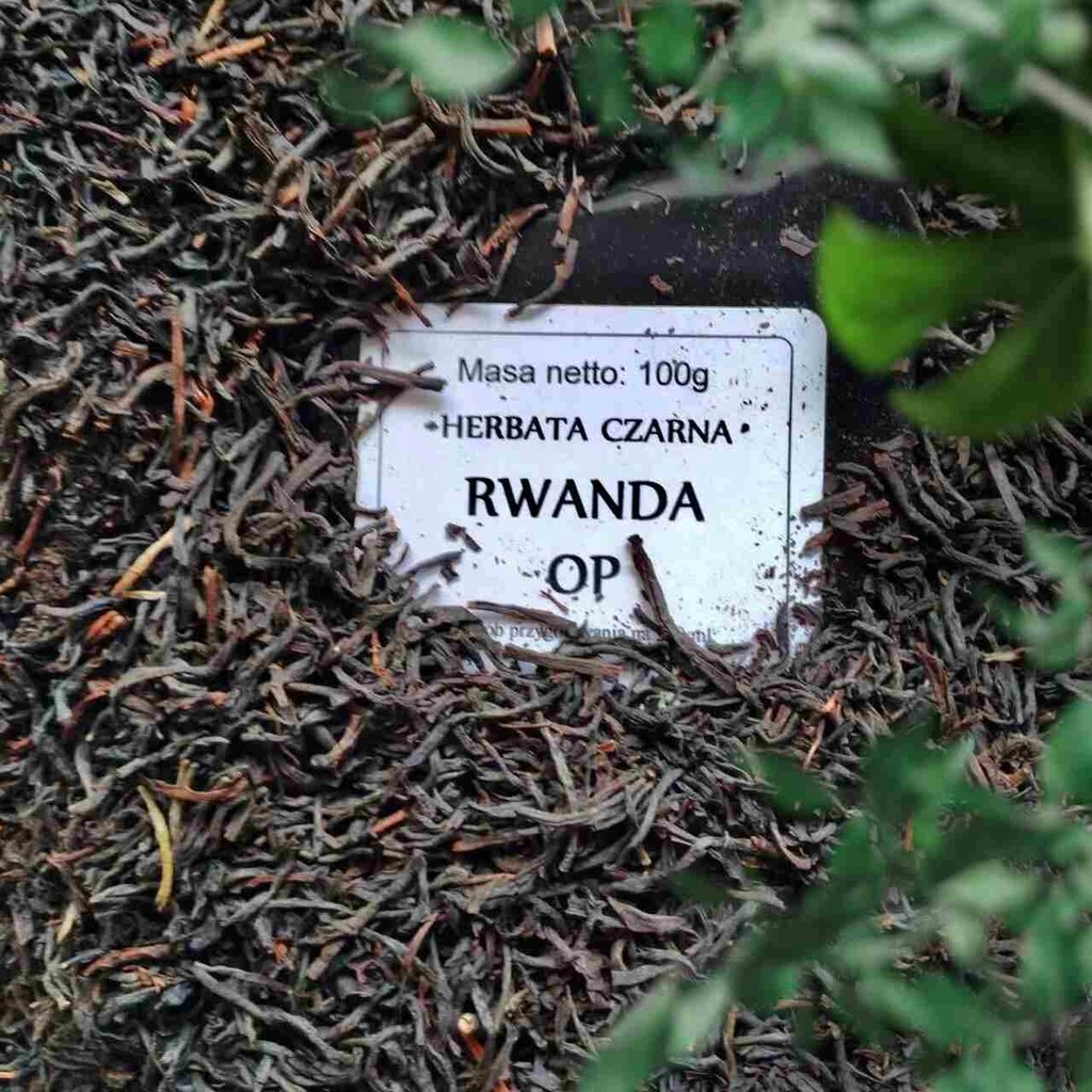 HERBATA CZARNA LIŚCIASTA RWANDA OP 100g FLAVO afrykańska