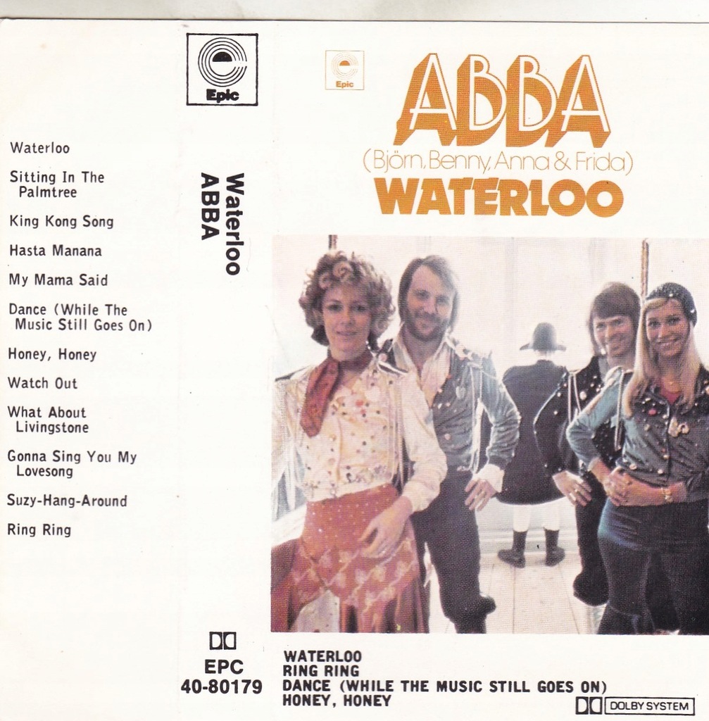 Купить ABBA Бьорн Бенни Анна и Фрида - Waterloo UK MC: отзывы, фото, характеристики в интерне-магазине Aredi.ru