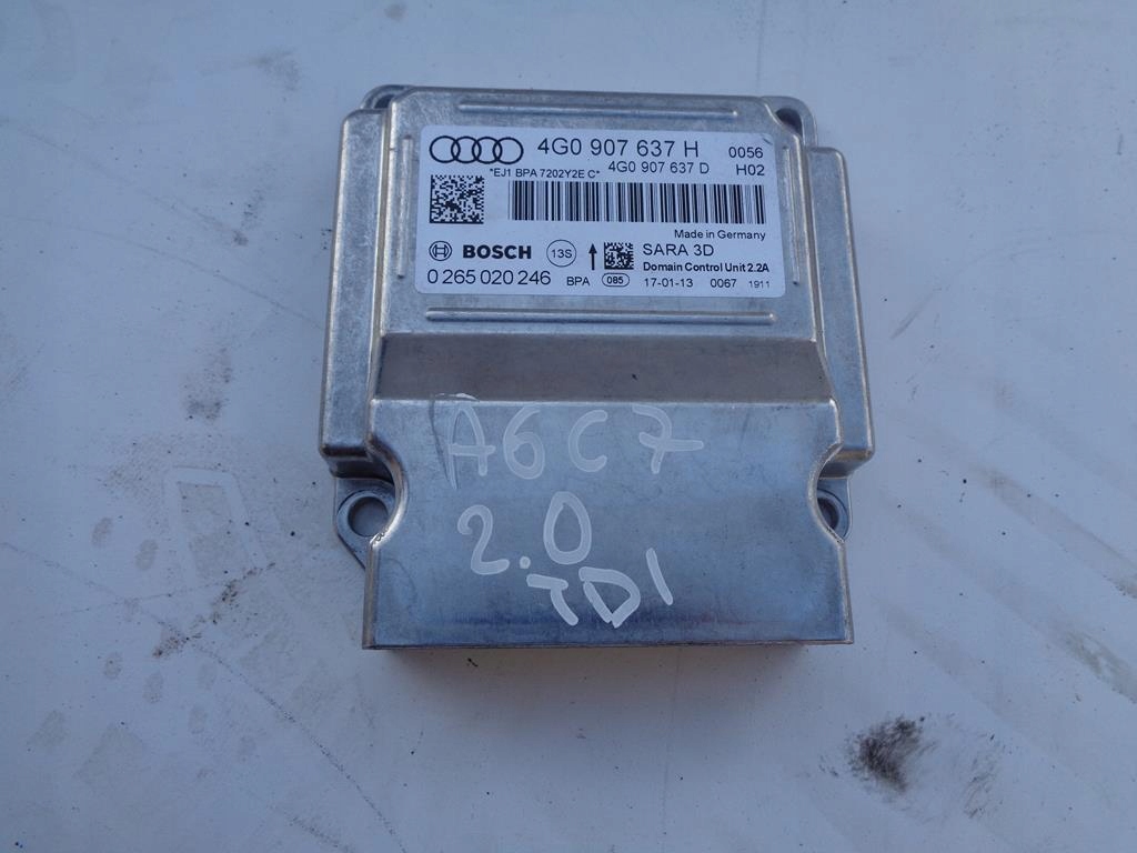 MODUŁ PRZYŚPIESZENIA 4G0907637H AUDI A6 C7