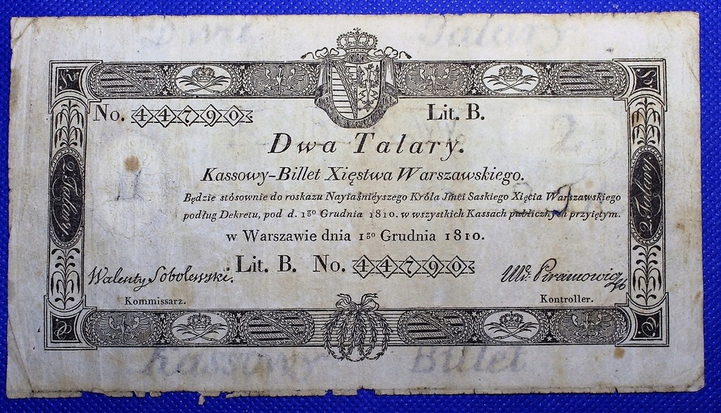 2 talary 1810 - Sobolewski, bez stempla