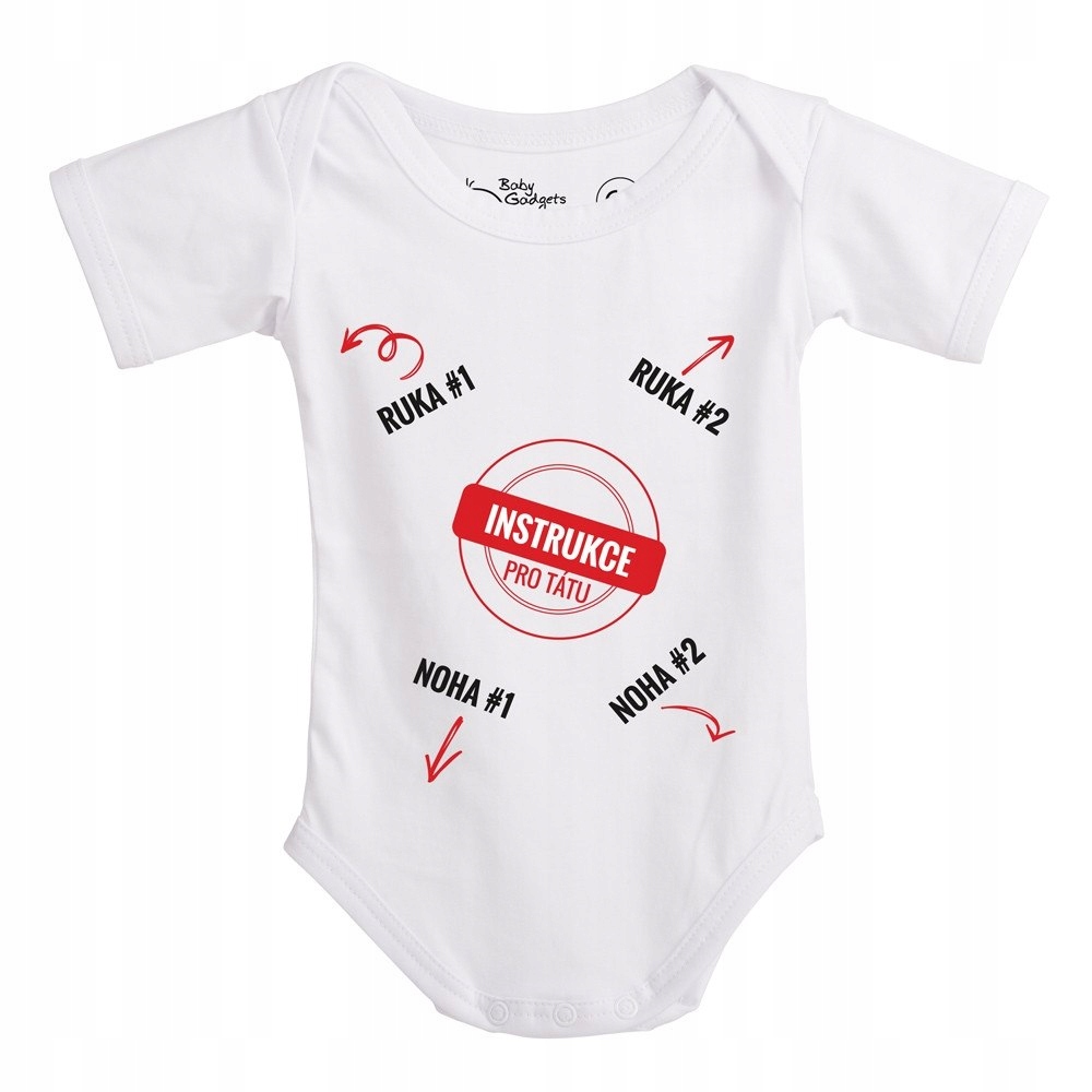 Baby Instructions - Body z instrukcją dla Taty (CZ) Baby Gadgets