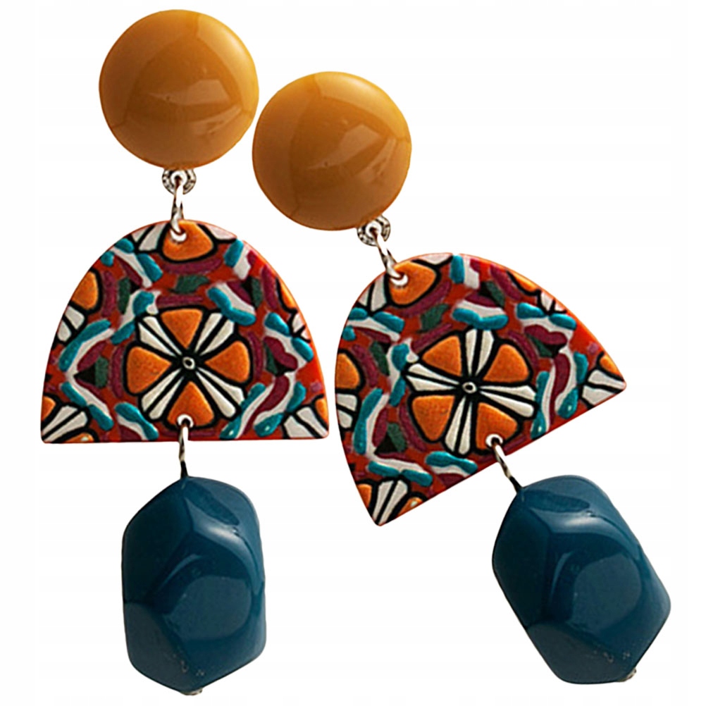 1 Pair Irregular Earrings Baroque Earrings