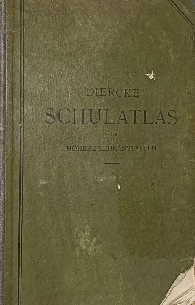 DIERCKE SCHULATLAS. ATLAS. LATA 30.