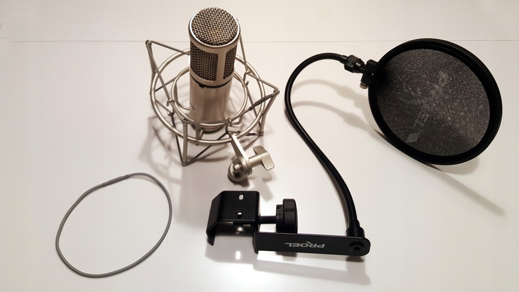 Mikrofon pojemnościowy sE2200a + popfilter PROEL