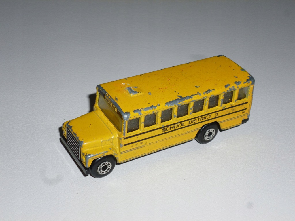 matchbox school bus 1985