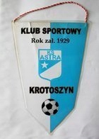 Proporczyk 70 lat KS Astra Krotoszyn