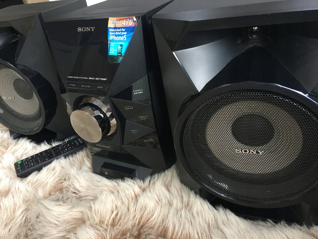 Wieża Sony MHCEC719IP 8410950485 oficjalne archiwum Allegro