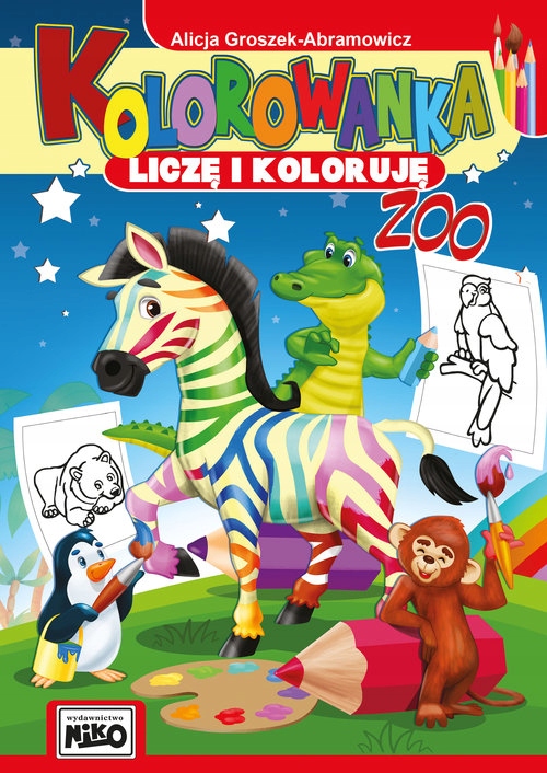 Kolorowanka Liczę i koloruję ZOO