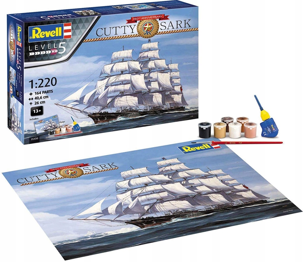 Купить Комплект модели Revell CUTTY SARK в красках для корабля: отзывы, фото, характеристики в интерне-магазине Aredi.ru