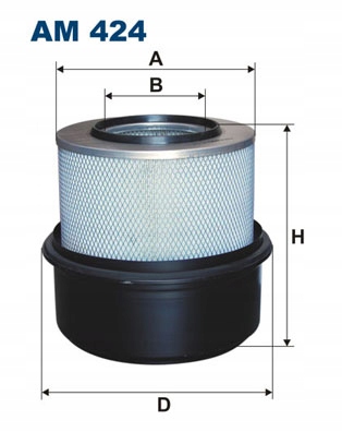 FILTRON AM 424 Filtr powietrza