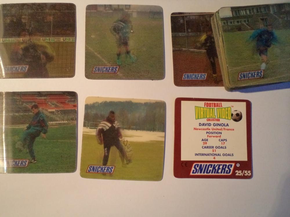 Piłka nożna futbol karty kolekcja snickers Legia