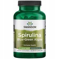 Spirulina standaryzowana 90 kaps, Swanson