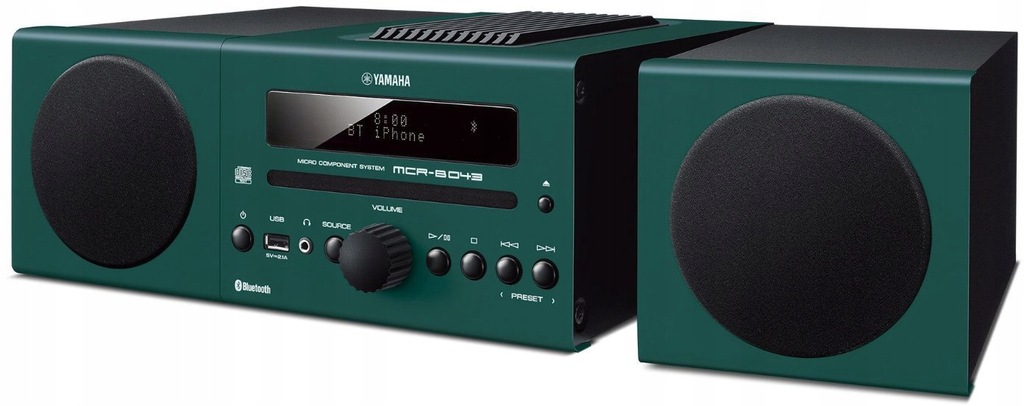 MINIWIEŻA YAMAHA MCR-B043 BT USB GREEN OKAZJA HIT!