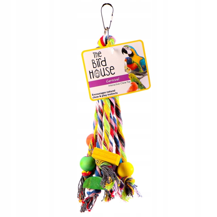 The Bird House Carnival -wisząca zabawka dla papug