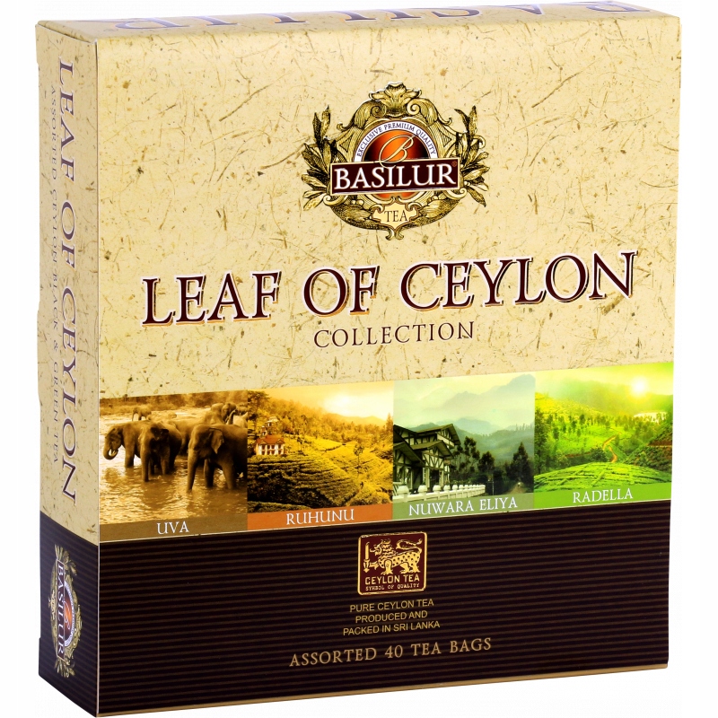 Herbata Basilur Assorted Leaf Of Ceylon 40szt