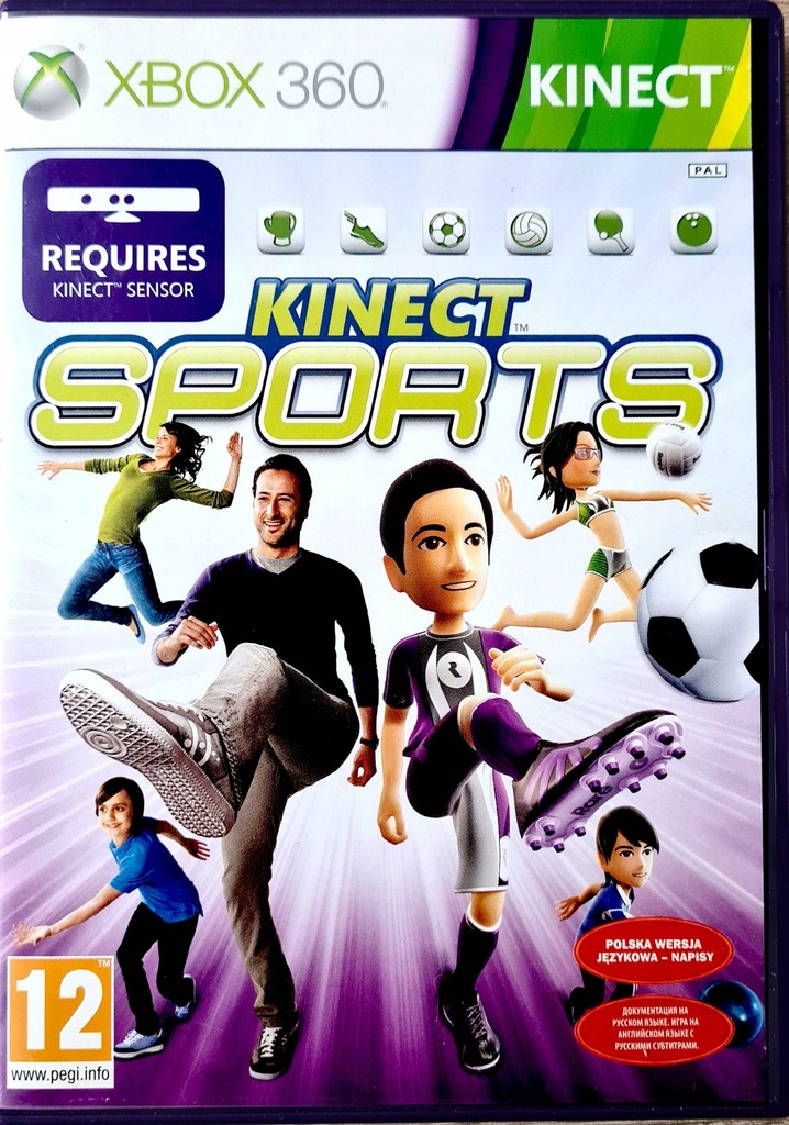 Kinect Sports Sezon 1 PL Xbox 360 Polskie Napisy