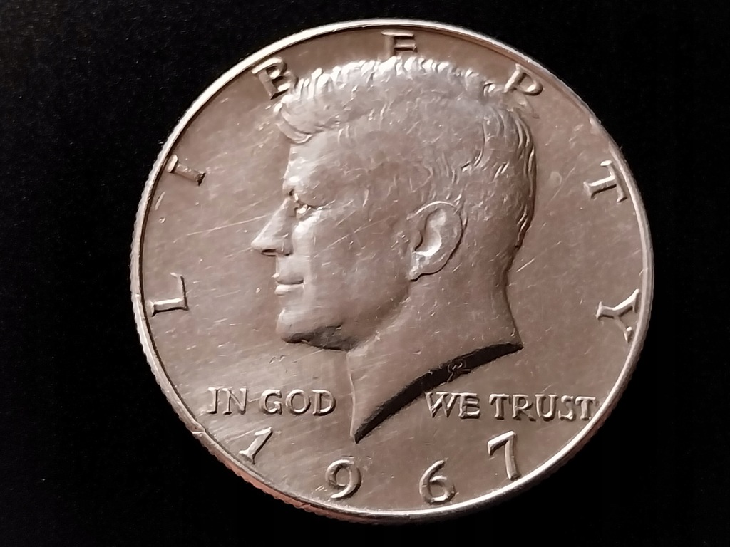Moneta Half Dollar z 1967r. Srebro !!!
