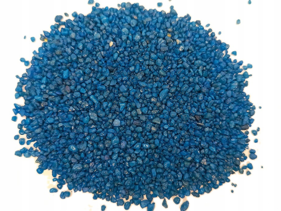 Żwirek kwarcowy Niebieski 200g 2-3mm Podłoże na Arenę Dla Mrówek