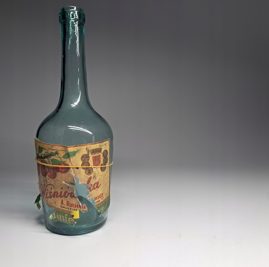STARA BUTELKA GRUDZIĄDZ WIŚNIÓWKA 166