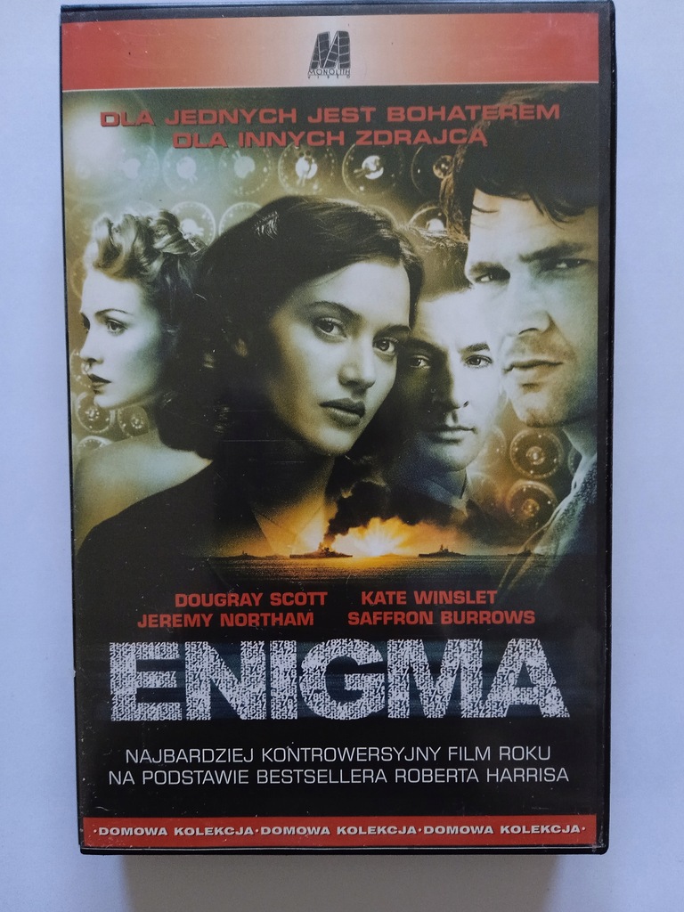 Enigma kaseta video Kate Winslet vhs