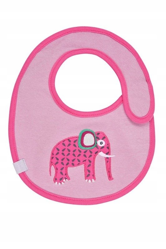 Śliniak Lassig fartuszek Odcienie różu Zwierzęta i pluszaki 1 szt.