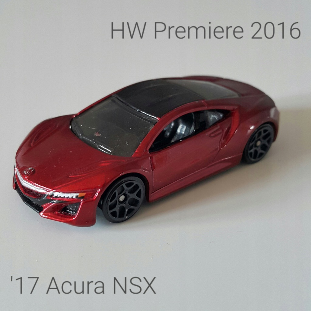 '17 Acura NSX Hot Wheels Matchbox 2016