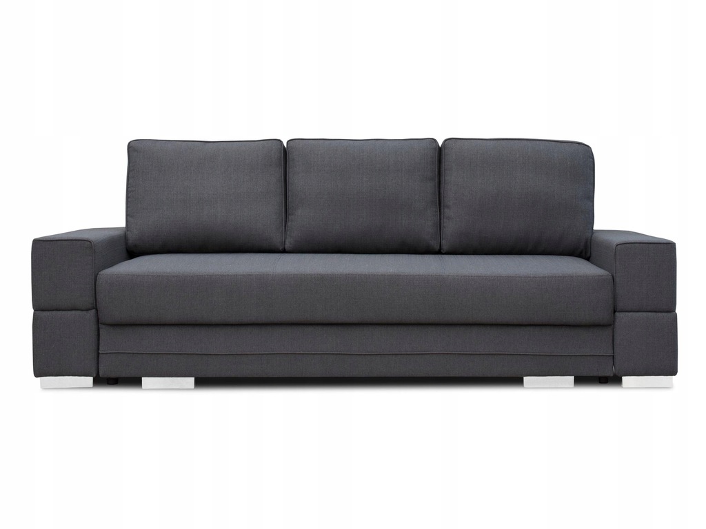 Rozkładana Sofa 250 Szara Tkaniny TORRE MILTON NEW