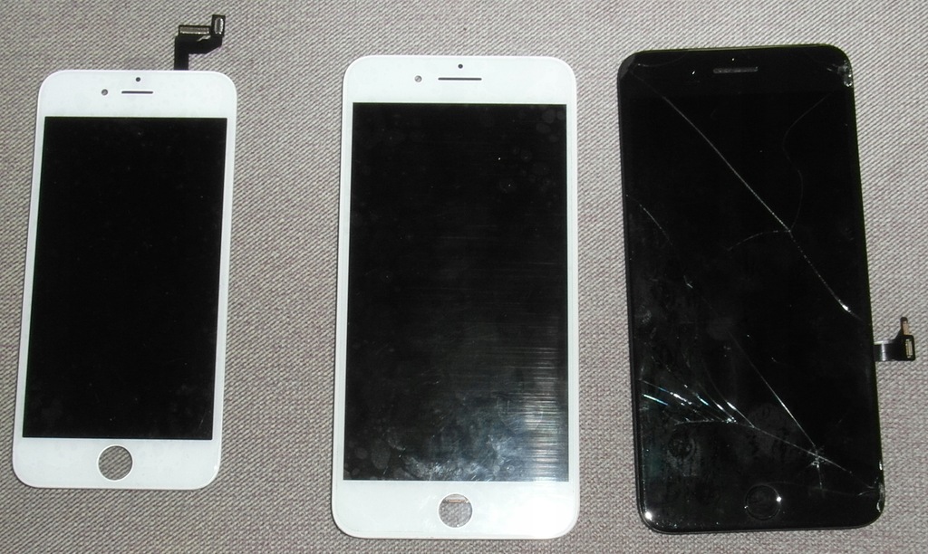 LCD iPhone 2x Iphone 7 Plus + Iphone 6S do Testow