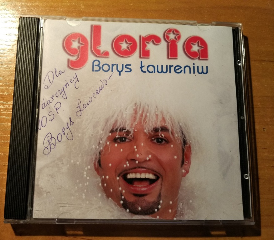 Kolędy CD Gloria Borys Ławreniw z autografem WOŚP!